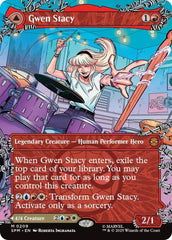 Gwen Stacy (0209) (Borderless) [Marvel's Spider-Man] MTG Single Magic: The Gathering  | Multizone: Comics And Games
