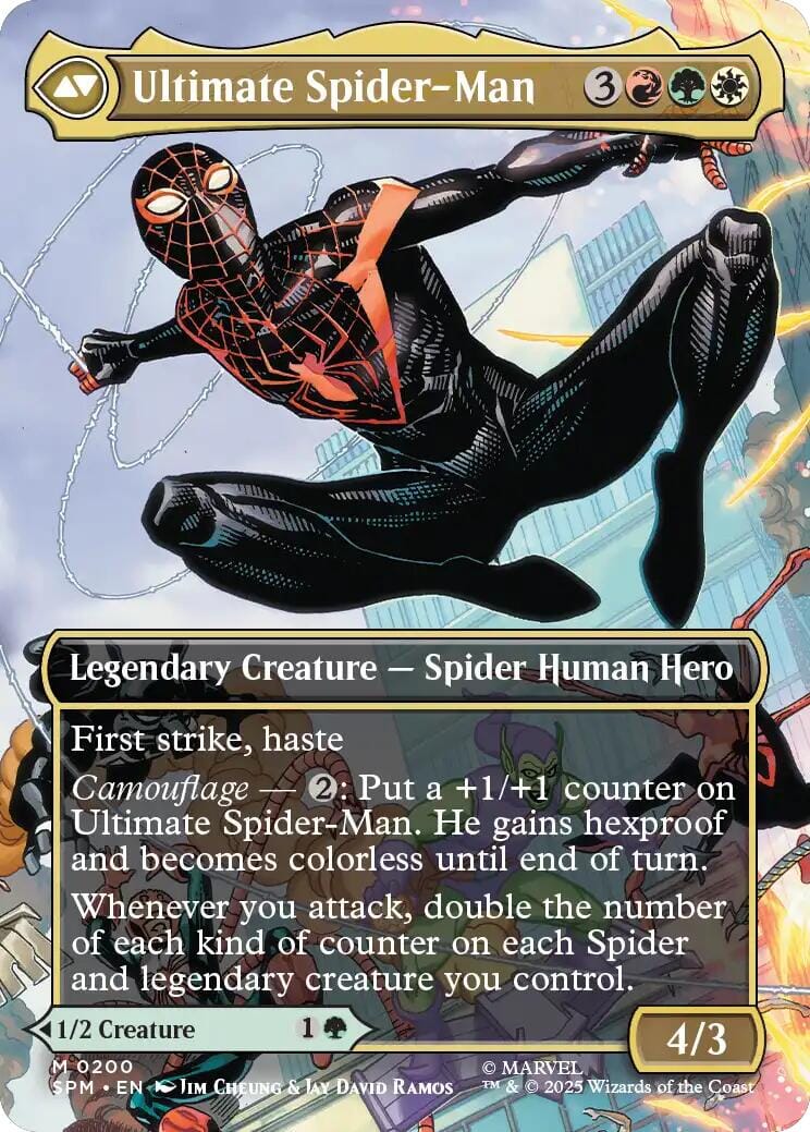 Miles Morales (0200) (Borderless) [Marvel's Spider-Man] MTG Single Magic: The Gathering  | Multizone: Comics And Games