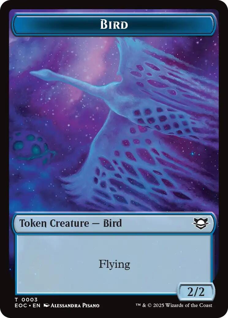 Bird // Pest Double-Sided Token [Edge of Eternities Commander Tokens] MTG Single Magic: The Gathering  | Multizone: Comics And Games