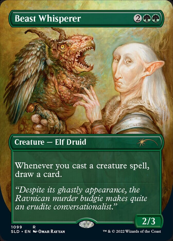 Beast Whisperer (Borderless) [Secret Lair Drop Series] MTG Single Magic: The Gathering  | Multizone: Comics And Games