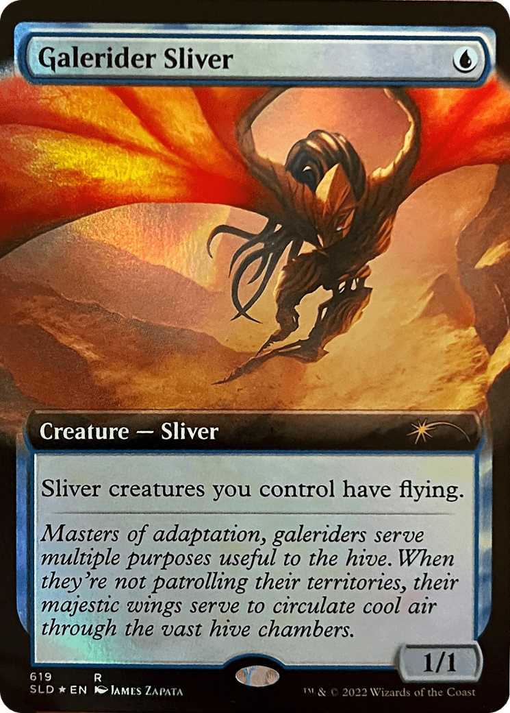 Galerider Sliver (Extended Art) [Secret Lair Drop Series] MTG Single Magic: The Gathering  | Multizone: Comics And Games