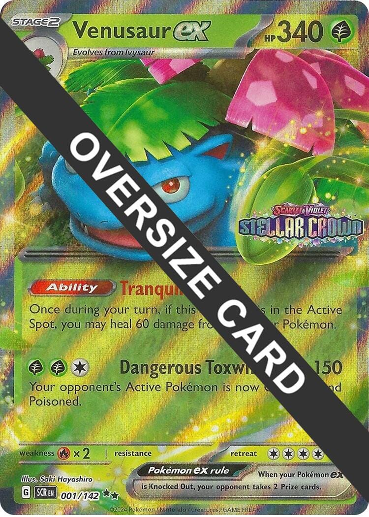 Venusaur ex (001/142) (Jumbo Card) [Miscellaneous Cards] Pokemon Single Pokémon  | Multizone: Comics And Games