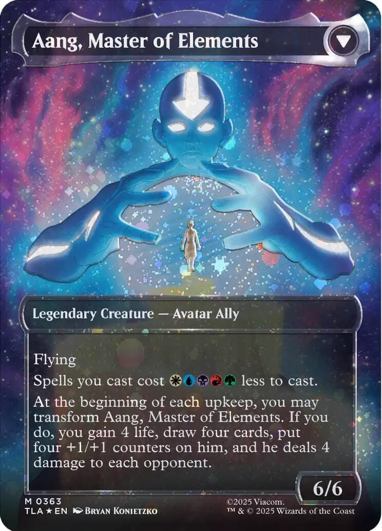 Avatar Aang (Raised Foil) [Avatar: The Last Airbender] MTG Single Magic: The Gathering  | Multizone: Comics And Games
