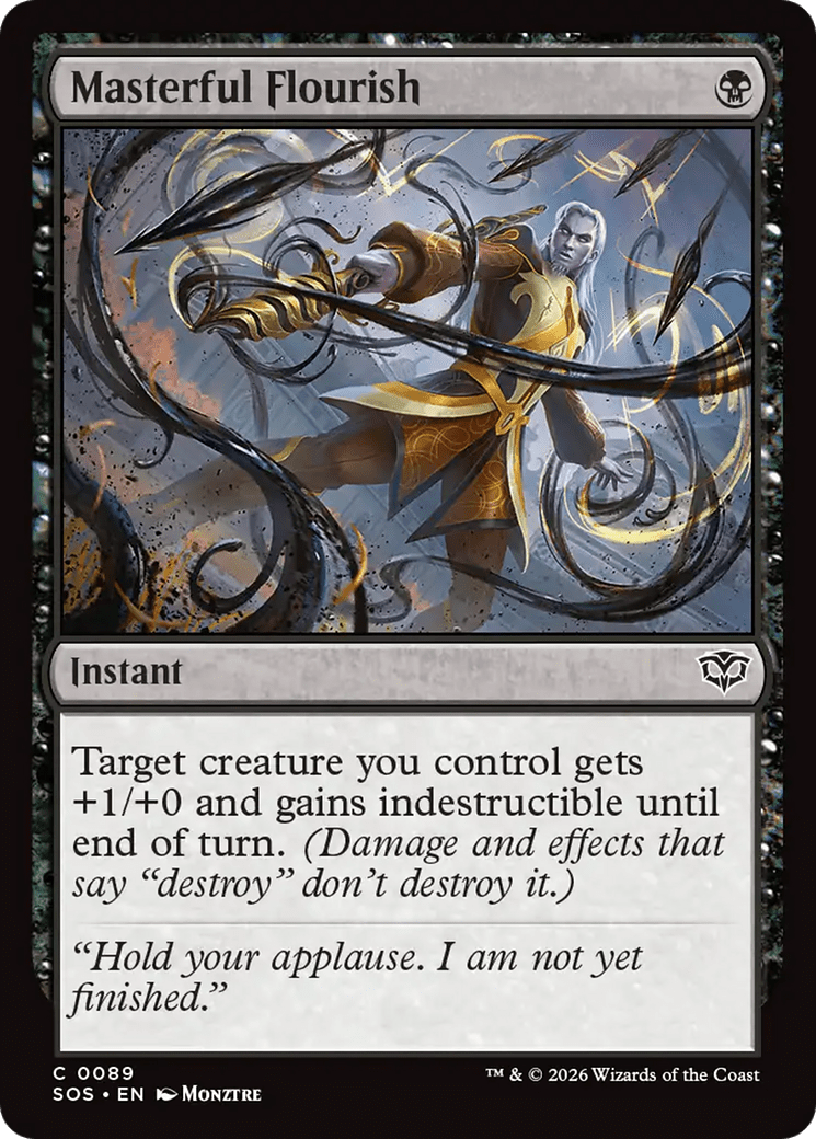 Masterful Flourish [Secrets of Strixhaven] MTG Single Magic: The Gathering  | Multizone: Comics And Games