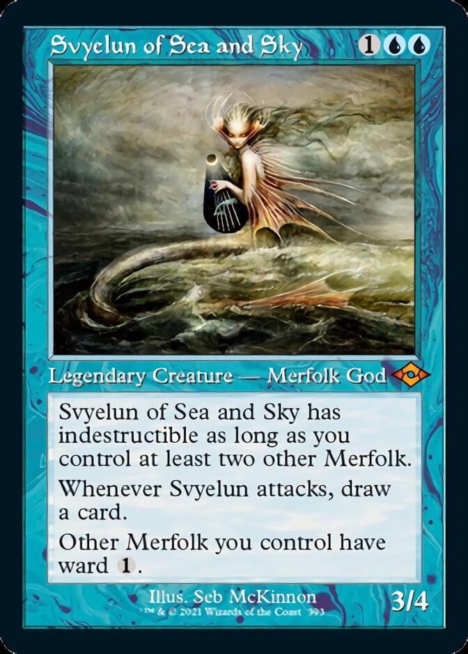 Svyelun of Sea and Sky (Retro Foil Etched) [Modern Horizons 2] MTG Single Magic: The Gathering  | Multizone: Comics And Games