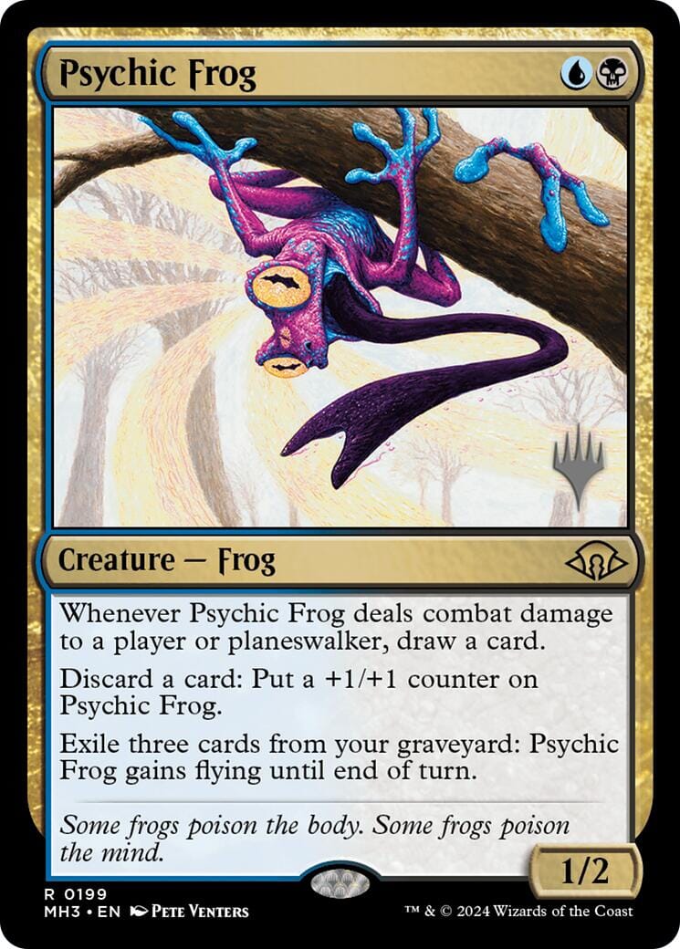 Psychic Frog (Promo Pack) [Edge of Eternities Promo Pack] MTG Single Magic: The Gathering  | Multizone: Comics And Games