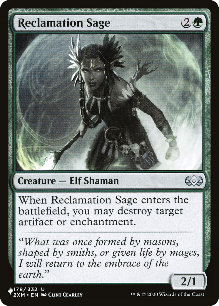 Reclamation Sage (2XM) [The List] MTG Single Magic: The Gathering  | Multizone: Comics And Games