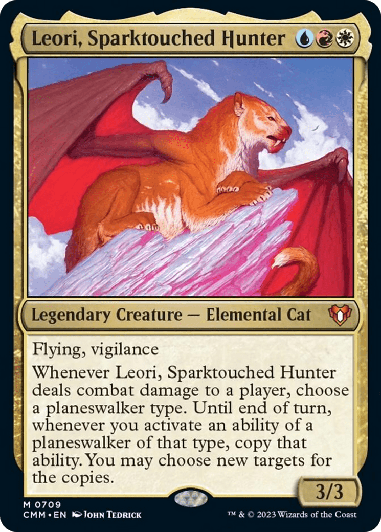 Leori, Sparktouched Hunter [Commander Masters] MTG Single Magic: The Gathering  | Multizone: Comics And Games