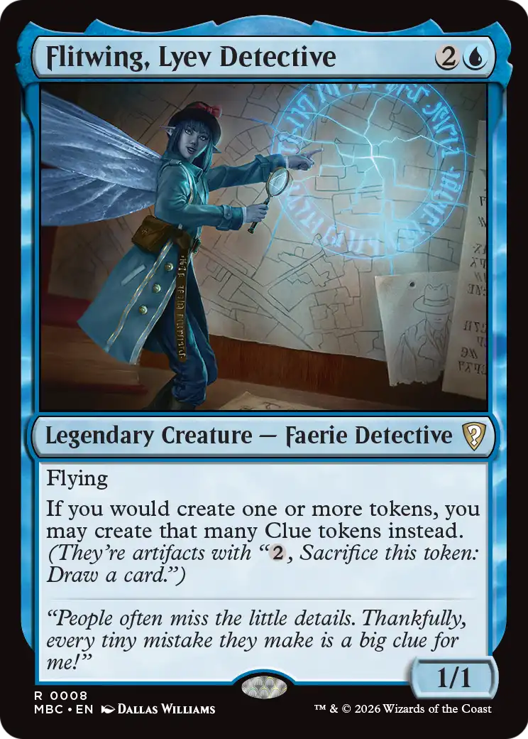 Flitwing, Lyev Detective [Mystery Booster: Commander Edition] | Multizone: Comics And Games