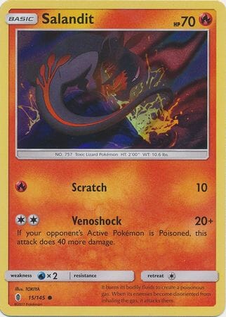 Salandit (15/145) (Collection Promo) [Sun & Moon: Guardians Rising] Pokemon Single Pokémon  | Multizone: Comics And Games