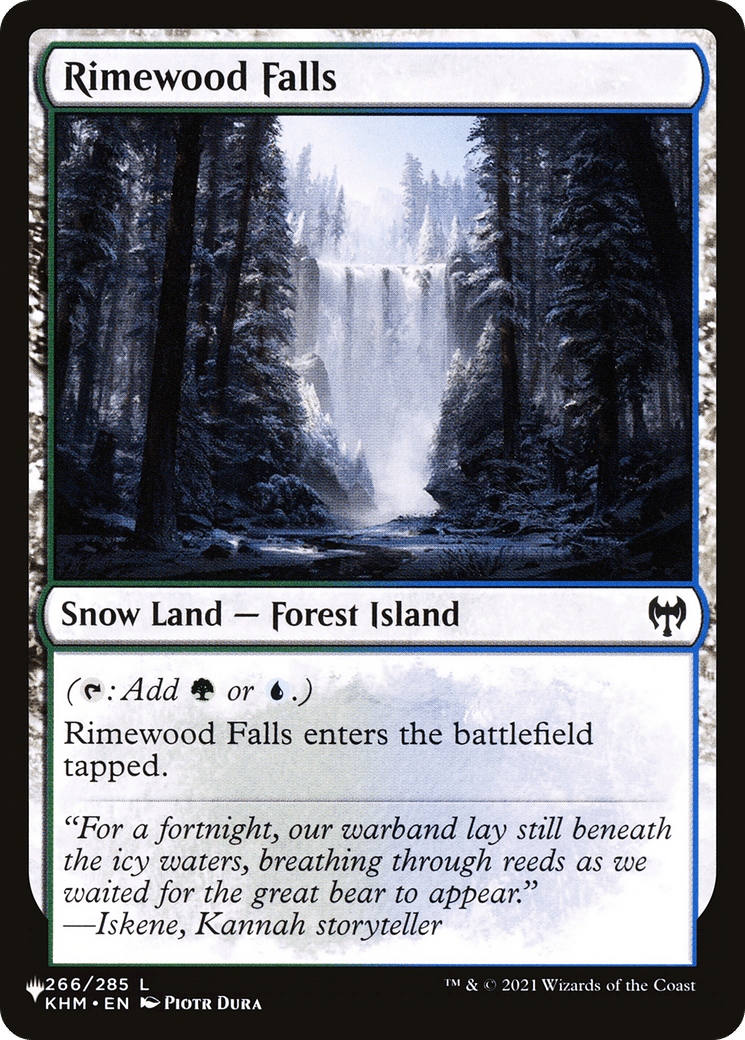 Rimewood Falls [Secret Lair: From Cute to Brute] MTG Single Magic: The Gathering  | Multizone: Comics And Games