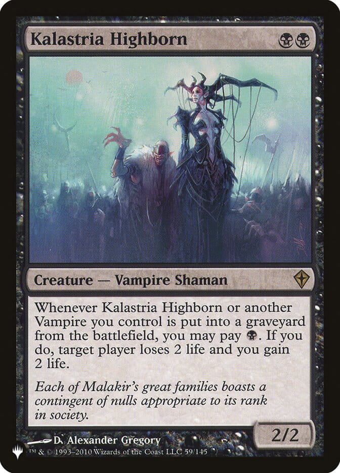 Kalastria Highborn [The List] MTG Single Magic: The Gathering  | Multizone: Comics And Games