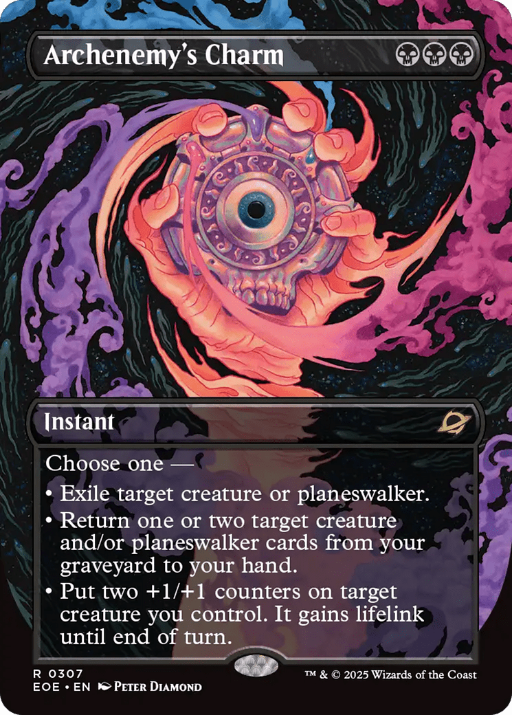 Archenemy's Charm (Borderless) [Edge of Eternities] MTG Single Magic: The Gathering  | Multizone: Comics And Games
