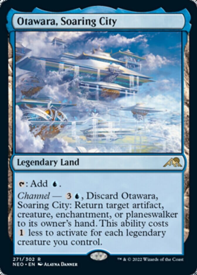 Otawara, Soaring City [Kamigawa: Neon Dynasty] MTG Single Magic: The Gathering  | Multizone: Comics And Games