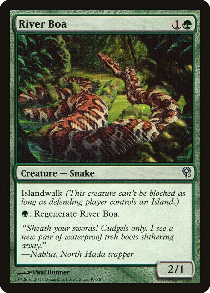 River Boa [Duel Decks: Jace vs. Vraska] MTG Single Magic: The Gathering  | Multizone: Comics And Games