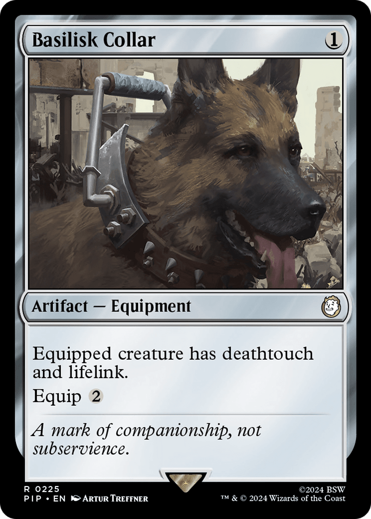 Basilisk Collar [Fallout] MTG Single Magic: The Gathering  | Multizone: Comics And Games