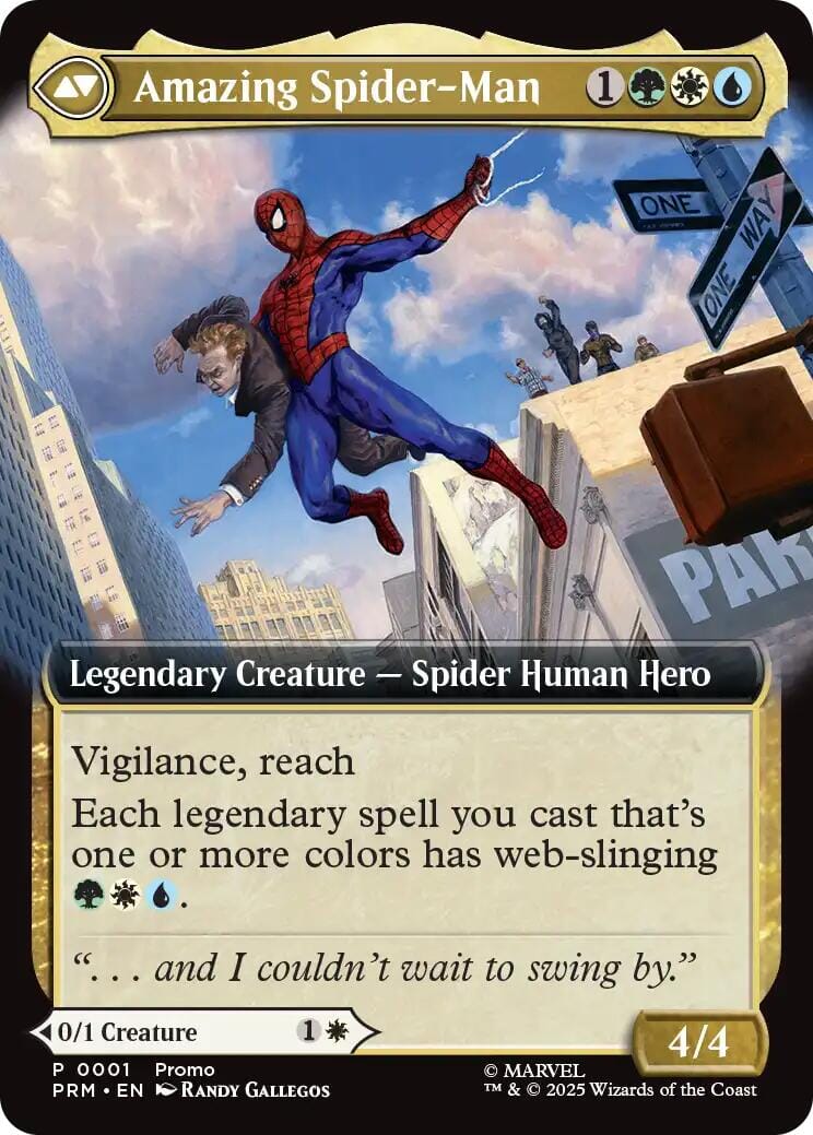 Peter Parker (Extended Art) [Marvel's Spider-Man Promos] MTG Single Magic: The Gathering  | Multizone: Comics And Games