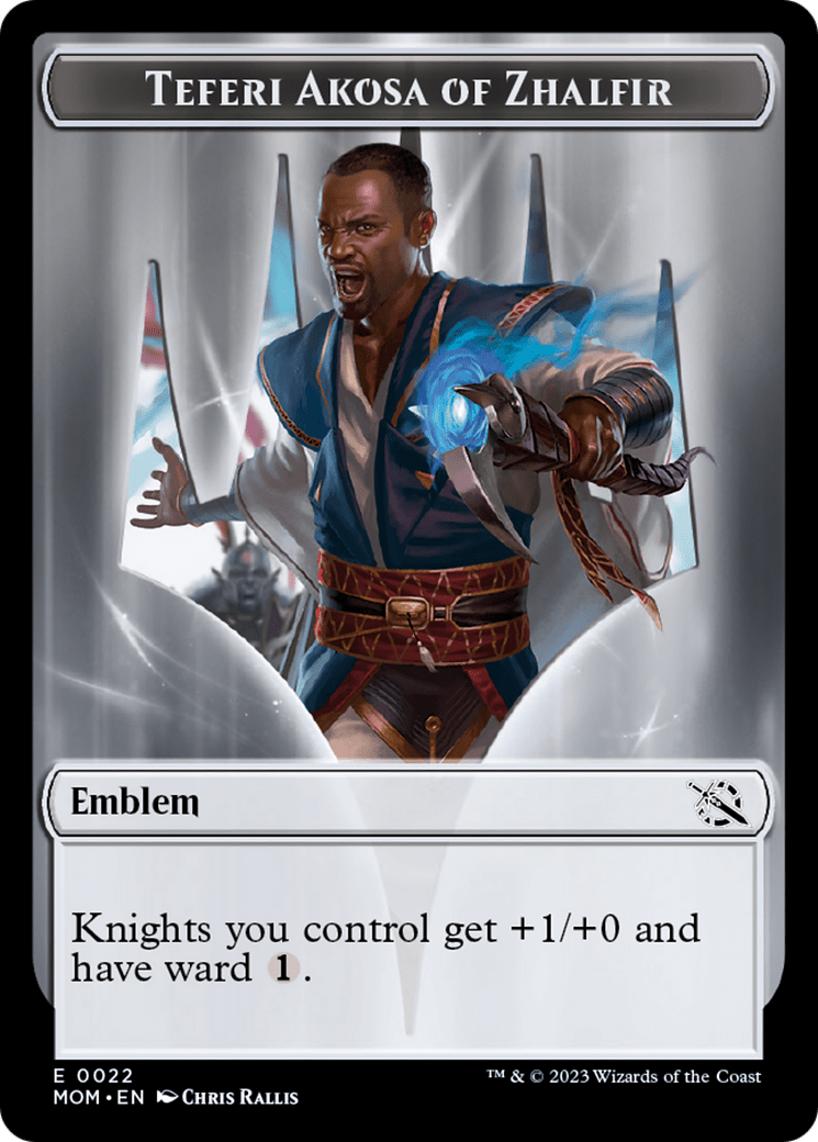 Elemental (2) // Teferi Akosa of Zhalfir Emblem Double-Sided Token [March of the Machine Tokens] MTG Single Magic: The Gathering  | Multizone: Comics And Games