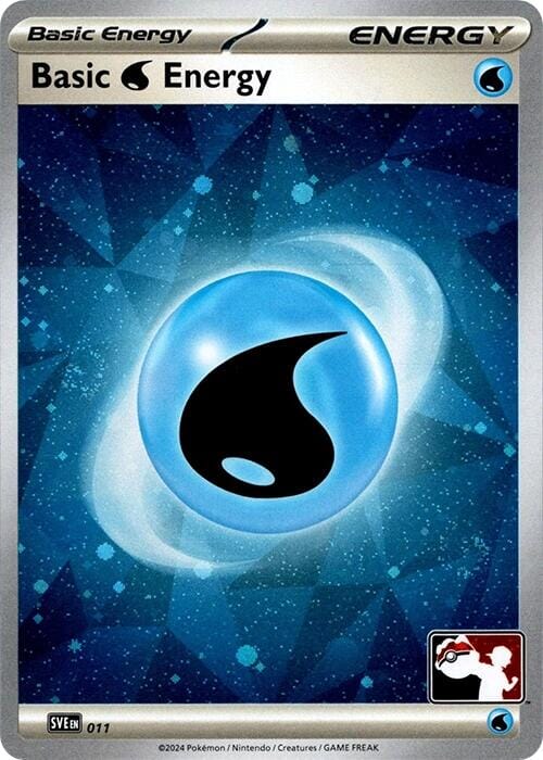 Basic Water Energy (011) (Cosmos Holo) [Prize Pack Series Seven] Pokemon Single Pokémon  | Multizone: Comics And Games
