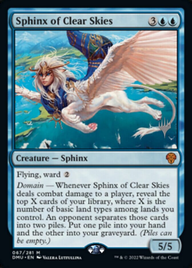Sphinx of Clear Skies (Promo Pack) [Dominaria United Promos] MTG Single Magic: The Gathering  | Multizone: Comics And Games