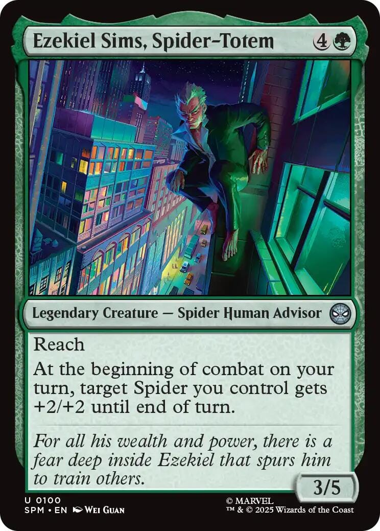 Ezekiel Sims, Spider-Totem [Marvel's Spider-Man] MTG Single Magic: The Gathering  | Multizone: Comics And Games