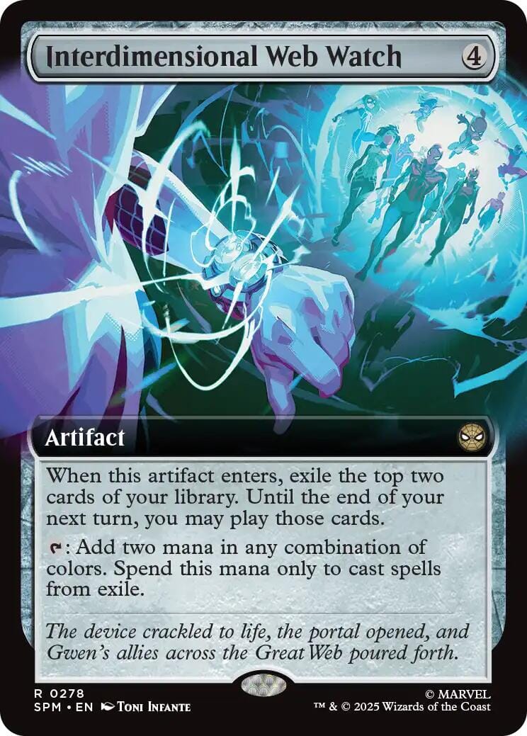 Interdimensional Web Watch (Extended Art) [Marvel's Spider-Man] MTG Single Magic: The Gathering  | Multizone: Comics And Games