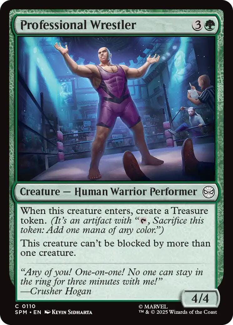 Professional Wrestler [Marvel's Spider-Man] MTG Single Magic: The Gathering  | Multizone: Comics And Games