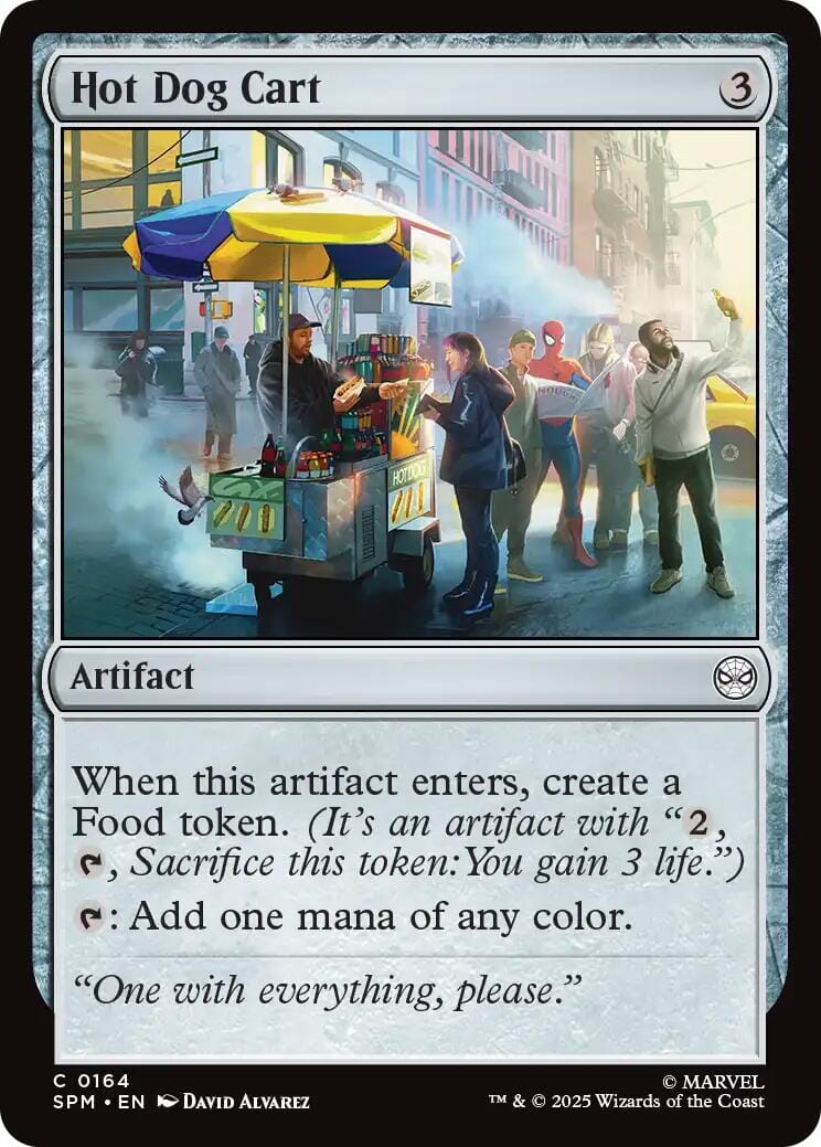 Hot Dog Cart [Marvel's Spider-Man] MTG Single Magic: The Gathering  | Multizone: Comics And Games
