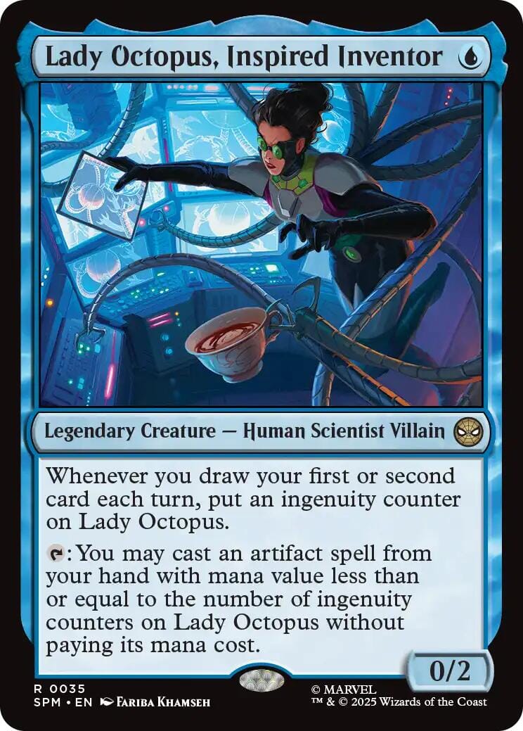 Lady Octopus, Inspired Inventor [Marvel's Spider-Man] MTG Single Magic: The Gathering  | Multizone: Comics And Games