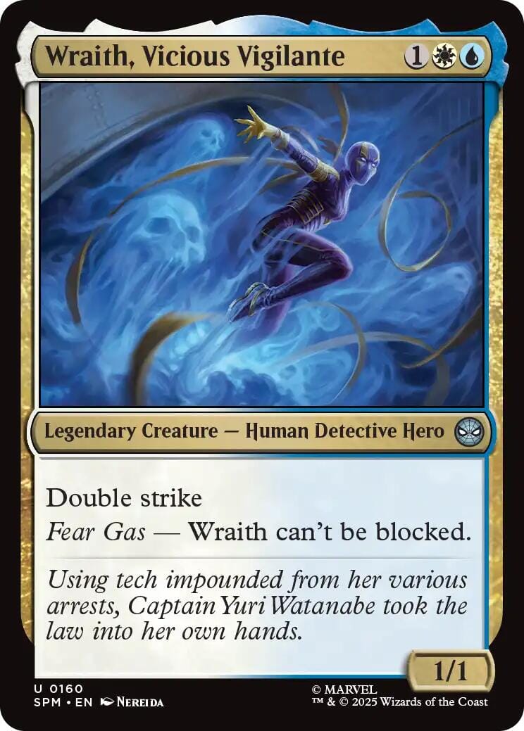Wraith, Vicious Vigilante [Marvel's Spider-Man] MTG Single Magic: The Gathering  | Multizone: Comics And Games