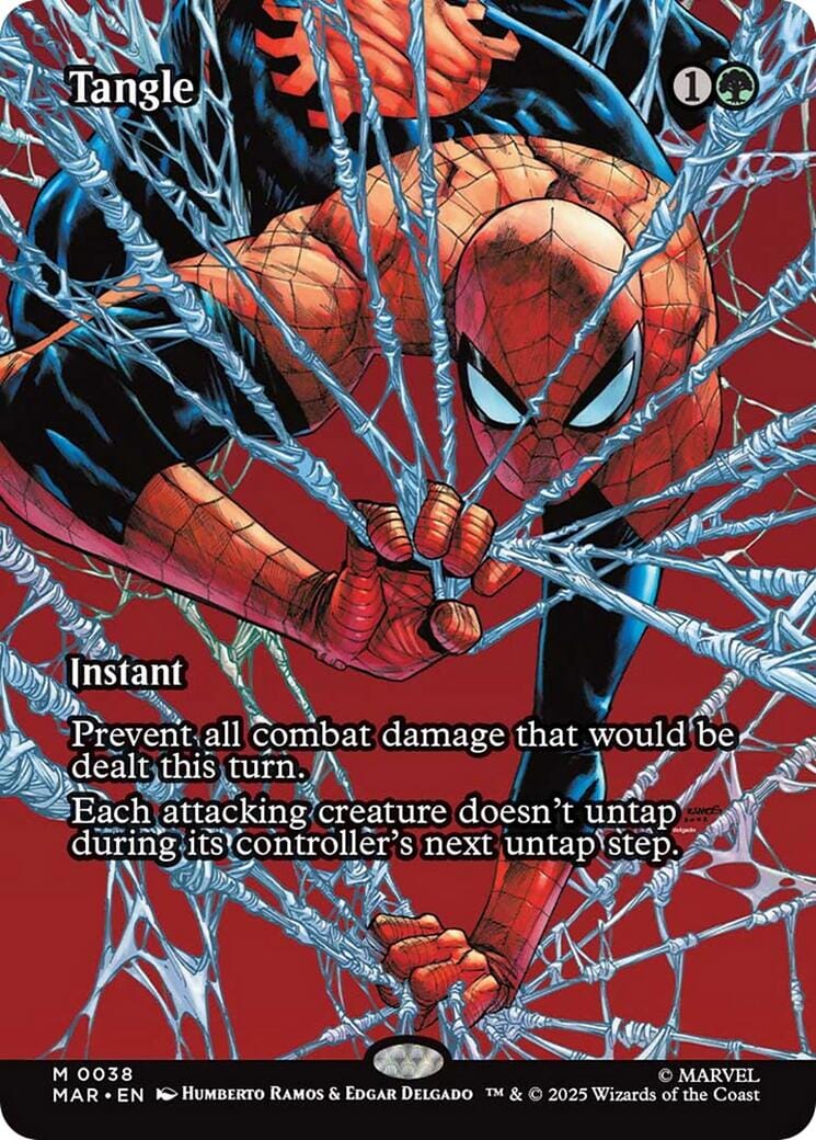 Tangle (Borderless) [Marvel Universe: Eternal-Legal] MTG Single Magic: The Gathering  | Multizone: Comics And Games