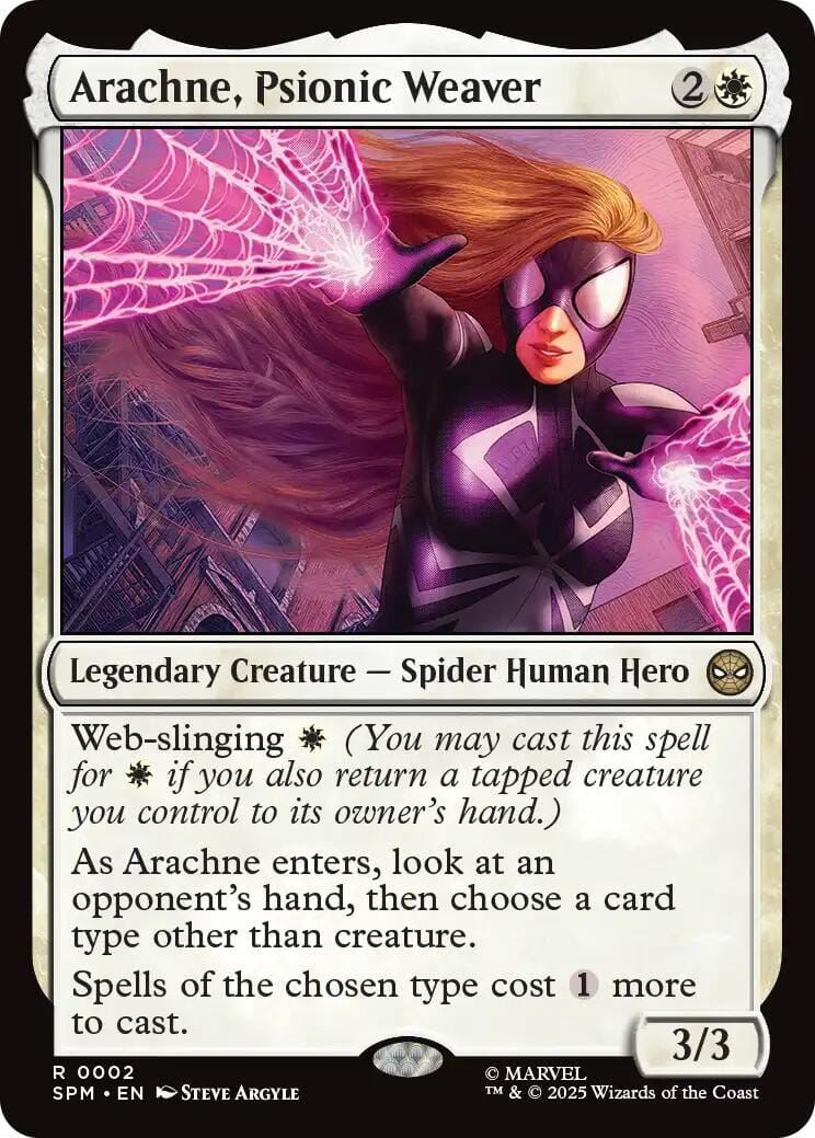 Arachne, Psionic Weaver [Marvel's Spider-Man] MTG Single Magic: The Gathering  | Multizone: Comics And Games