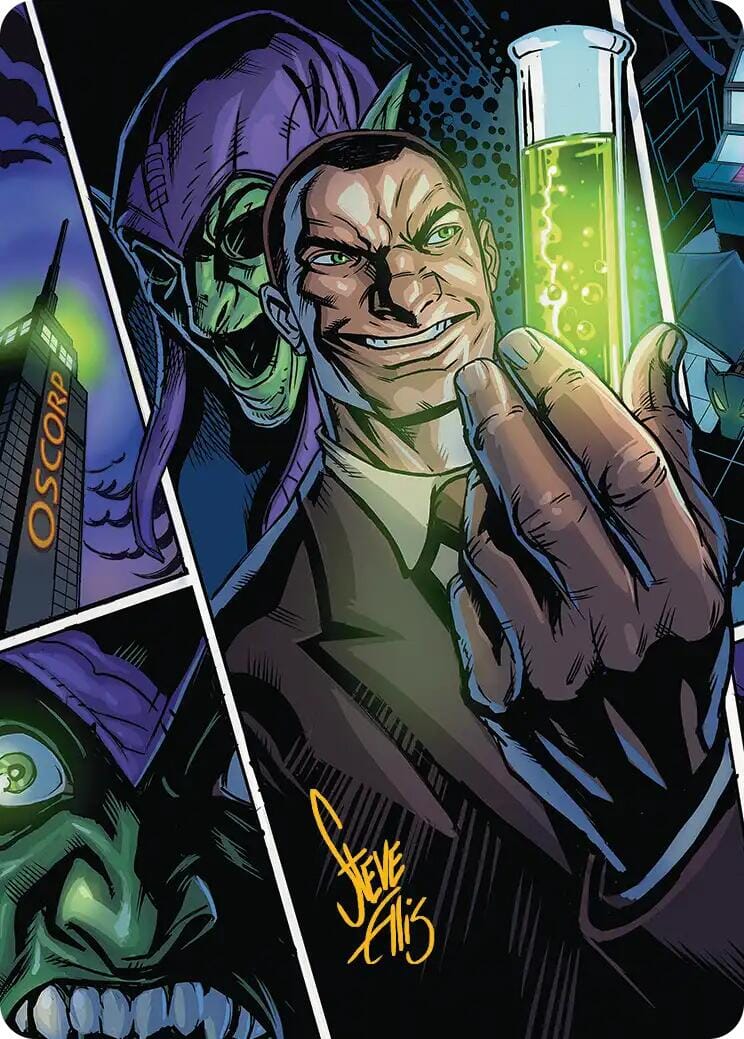 Norman Osborn Art Card (Gold-Stamped Signature) [Marvel's Spider-Man Art Series] MTG Single Magic: The Gathering  | Multizone: Comics And Games