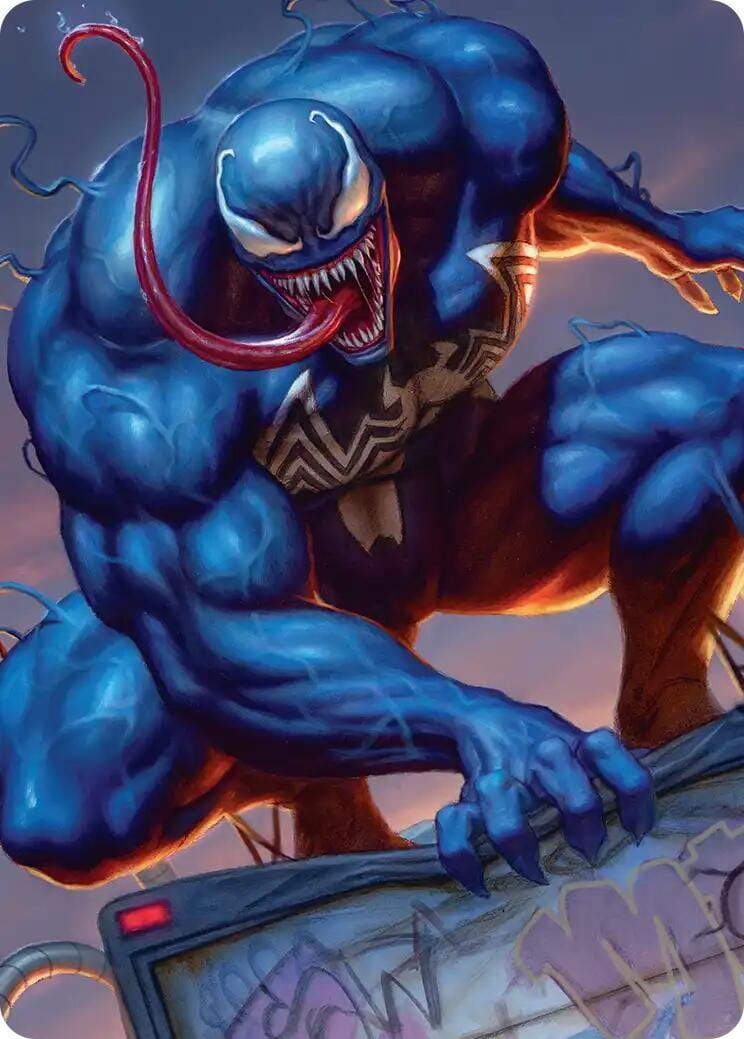 Venom, Deadly Devourer Art Card [Marvel's Spider-Man Art Series] MTG Single Magic: The Gathering  | Multizone: Comics And Games