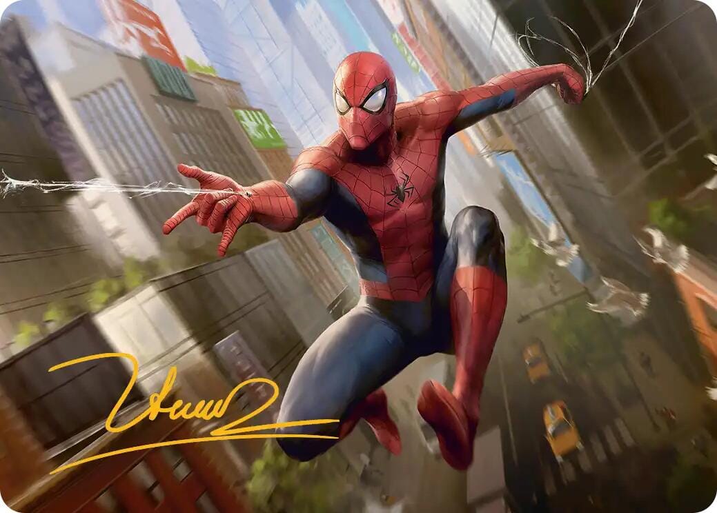 Amazing Spider-Man Art Card (24/54) (Gold-Stamped Signature) [Marvel's Spider-Man Art Series] MTG Single Magic: The Gathering  | Multizone: Comics And Games