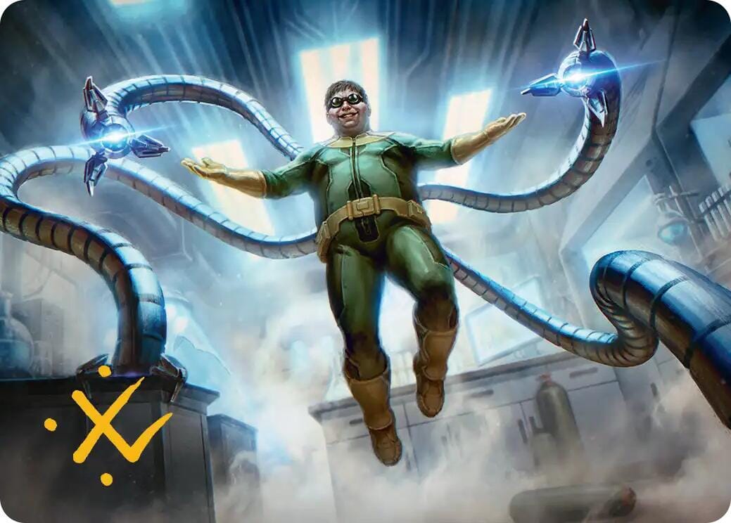 Doctor Octopus, Master Planner Art Card (25/54) (Gold-Stamped Signature) [Marvel's Spider-Man Art Series] MTG Single Magic: The Gathering  | Multizone: Comics And Games