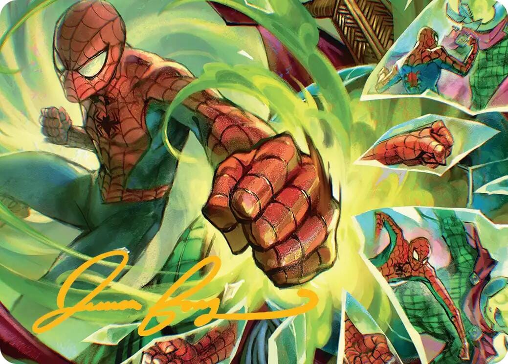 Kapow! Art Card (Gold-Stamped Signature) [Marvel's Spider-Man Art Series] MTG Single Magic: The Gathering  | Multizone: Comics And Games