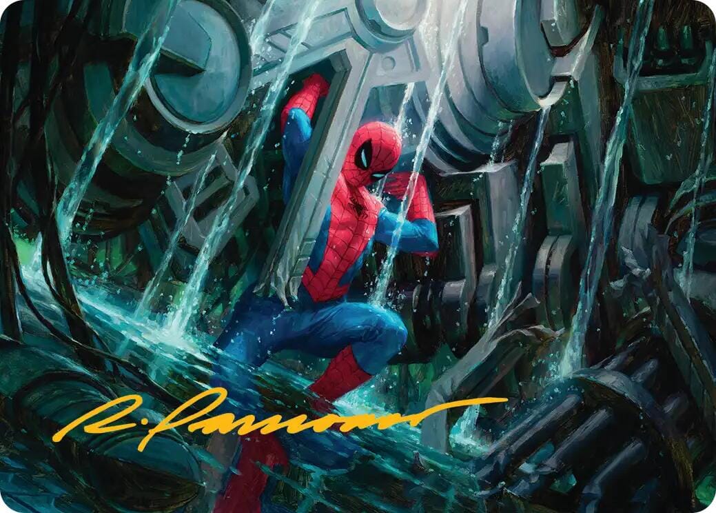 Strength of Will Art Card (Gold-Stamped Signature) [Marvel's Spider-Man Art Series] MTG Single Magic: The Gathering  | Multizone: Comics And Games