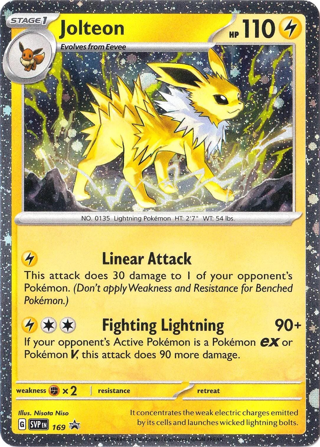 Jolteon (169) (Cosmos Holo) [Scarlet & Violet: Black Star Promos] Pokemon Single Pokémon  | Multizone: Comics And Games