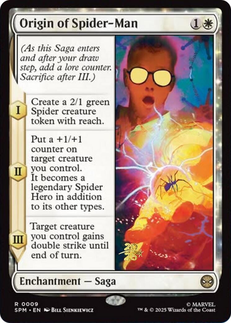 Origin of Spider-Man [Marvel's Spider-Man Prerelease Promos] MTG Single Magic: The Gathering  | Multizone: Comics And Games