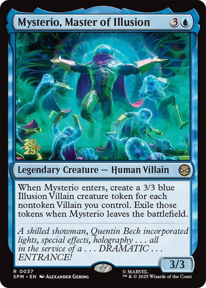Mysterio, Master of Illusion [Marvel's Spider-Man Prerelease Promos] MTG Single Magic: The Gathering  | Multizone: Comics And Games