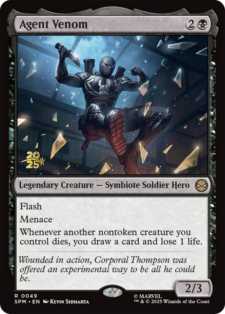 Agent Venom [Marvel's Spider-Man Prerelease Promos] MTG Single Magic: The Gathering  | Multizone: Comics And Games
