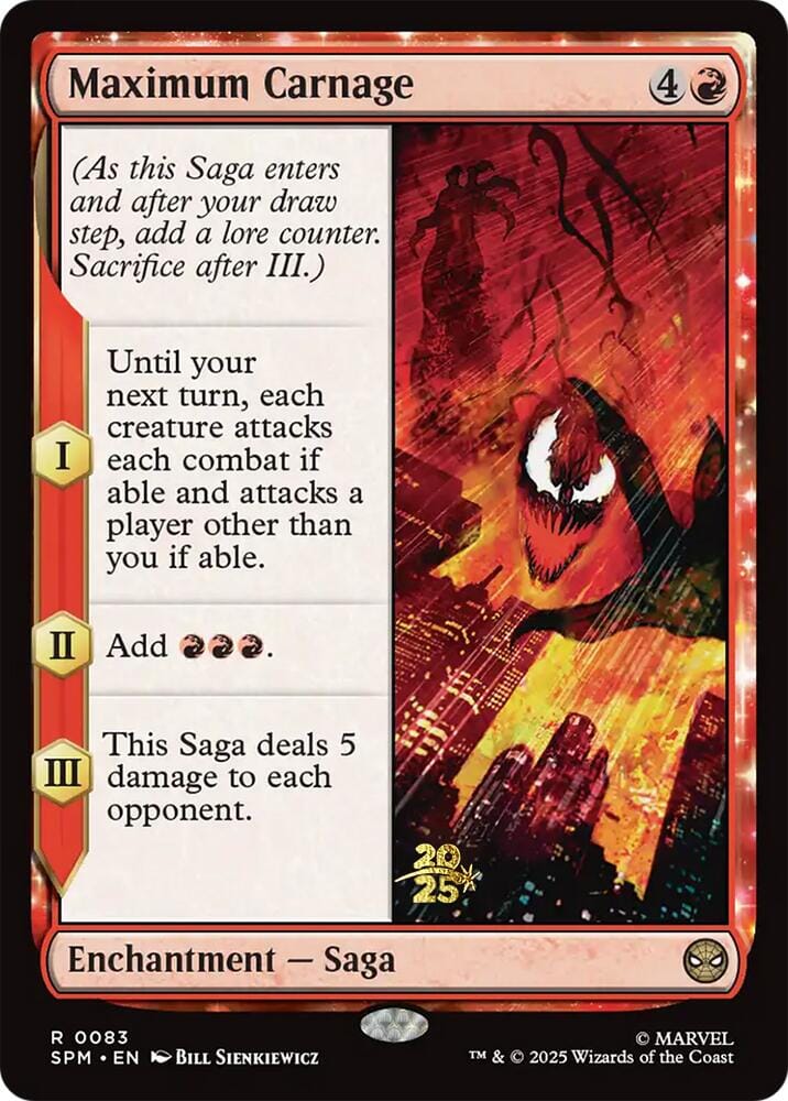 Maximum Carnage [Marvel's Spider-Man Prerelease Promos] MTG Single Magic: The Gathering  | Multizone: Comics And Games