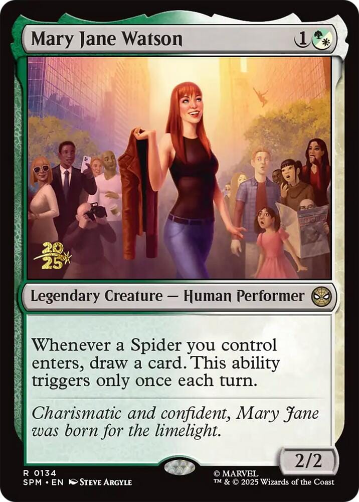 Mary Jane Watson [Marvel's Spider-Man Prerelease Promos] MTG Single Magic: The Gathering  | Multizone: Comics And Games