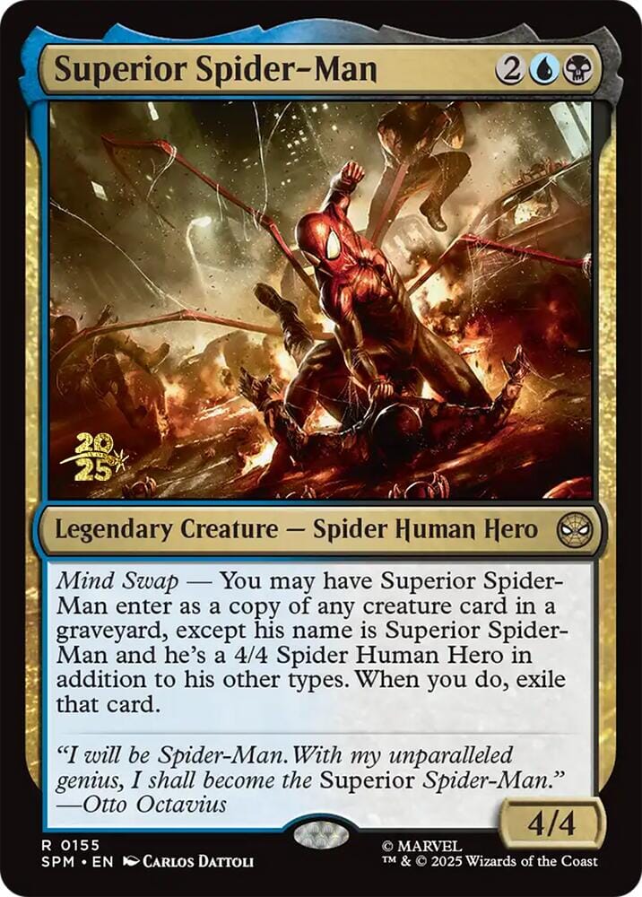 Superior Spider-Man [Marvel's Spider-Man Prerelease Promos] MTG Single Magic: The Gathering  | Multizone: Comics And Games