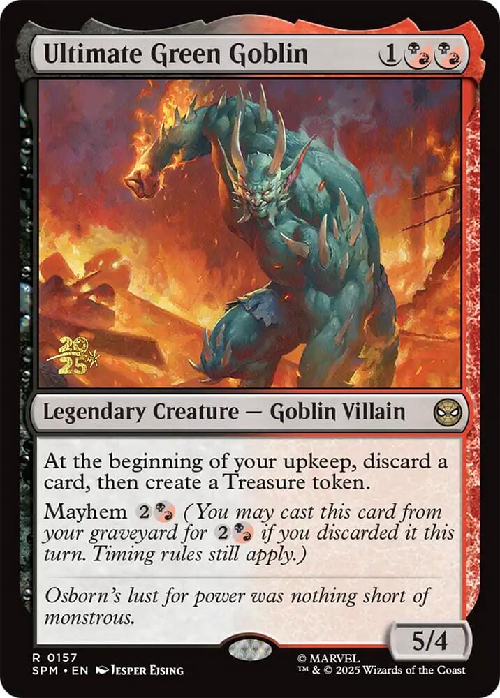 Ultimate Green Goblin [Marvel's Spider-Man Prerelease Promos] MTG Single Magic: The Gathering  | Multizone: Comics And Games