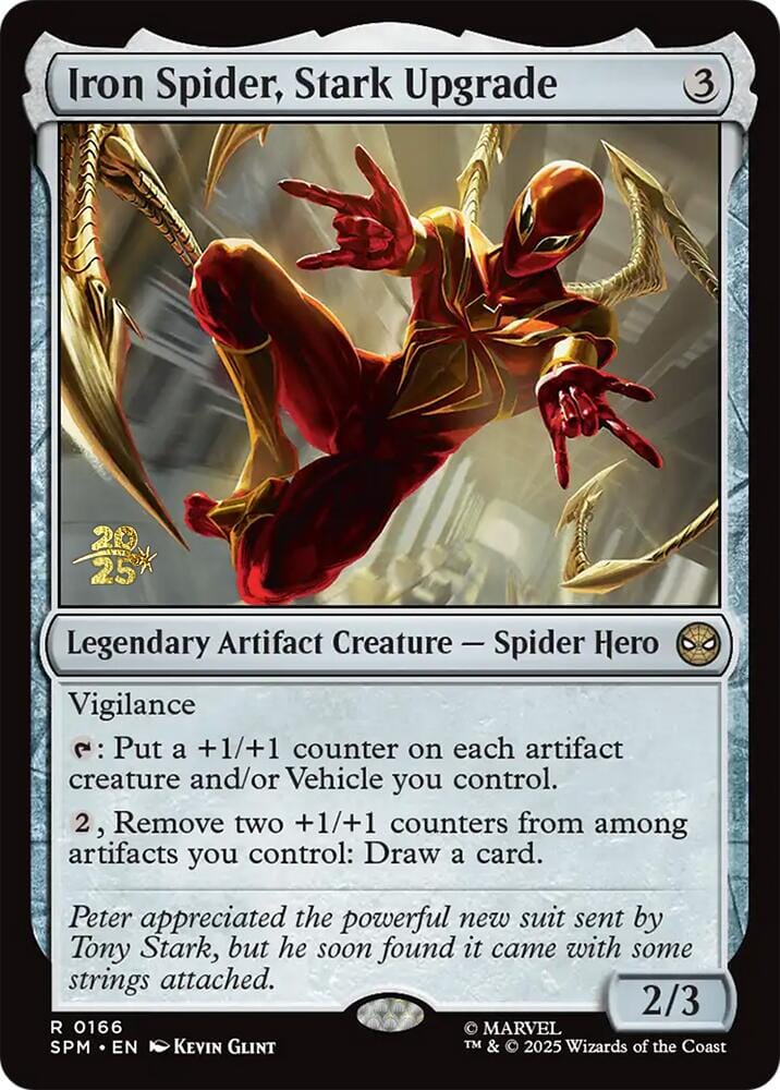 Iron Spider, Stark Upgrade [Marvel's Spider-Man Prerelease Promos] MTG Single Magic: The Gathering  | Multizone: Comics And Games