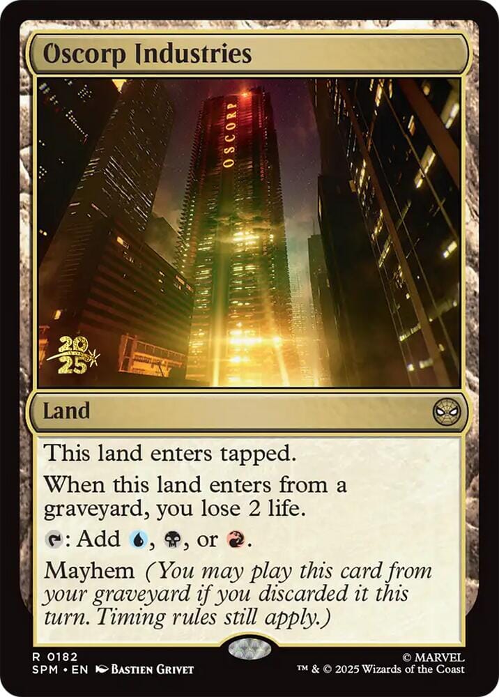 Oscorp Industries [Marvel's Spider-Man Prerelease Promos] MTG Single Magic: The Gathering  | Multizone: Comics And Games