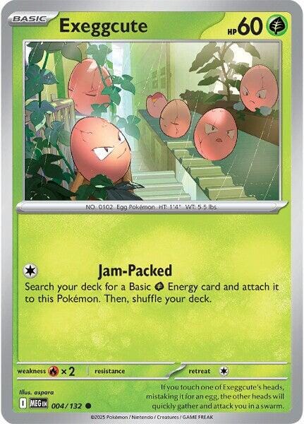 Exeggcute (004/132) [Mega Evolution: Base Set] Pokemon Single Pokémon  | Multizone: Comics And Games