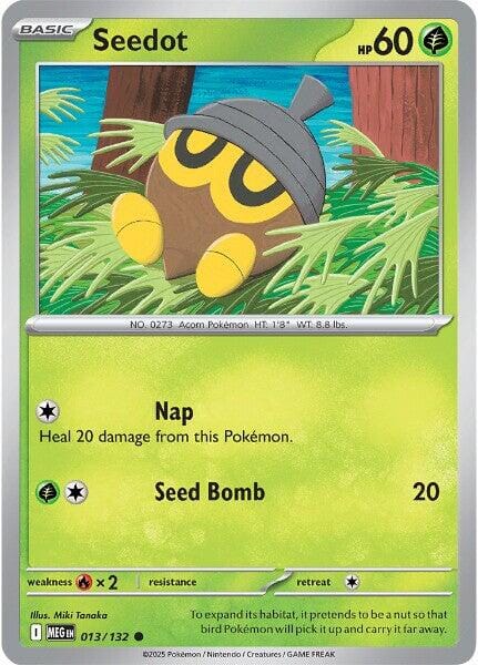 Seedot (013/132) [Mega Evolution: Base Set] Pokemon Single Pokémon  | Multizone: Comics And Games